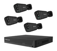 FN9108E B4 2T (negro, grabador de video en red de 8 canales FN9108E, 4 cámaras de vigilancia V5EP)