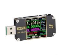 FNB38 USB Tester Medidor de voltaje de corriente para qc4 PD3.0 Detector de protocolo de carga rápida para cable de teléfono móvil para análisis de energía de batería