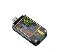 FNB48S - Comprobador de corriente USB, pantalla HD de 1,77", 4-24 V/0-6,5 A, lectura de marcador electrónico, pantalla de gravedad, almacenamiento de datos, aplicación multilingüe (without)