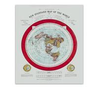 FNYUVNFAF Metal Tin Sign 1892 Vintage World Map Antique Historical Reproduction Chart Style Cartography Wall Decor For Office Study Conversation Starter 8 X 12 in