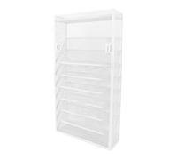 Focket Carro para Archivos con Ruedas, Malla de Hierro Resistente, Múltiples Compartimentos, Carro de Almacenamiento Compacto, Estantería con Ruedas con 4 Universales para Oficina, Hogar, Escuela,