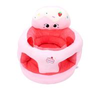 Fockety Asiento para bebé de 3 a 36 Meses, sofá de Felpa, Silla para bebé con Cerca, Respaldo para, Silla para Asiento en el Piso, Linda Portátil para Niños Pequeños para (Pastel)