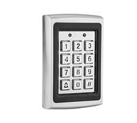 Fockety Teclado Controlador de Tarjeta del de Control de Acceso a Puertas de Seguridad, Material Metálico, Soporte para 1000 Usuarios Estándar