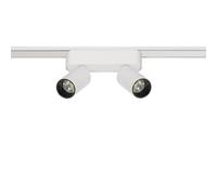 Foco Carril LED Magnético 25mm SuperSlim Doble 10W 48V Blanco