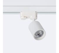 LEDKIA Foco Carril LED Trifásico 10W Regulable Mallet Blanco 4000K Blanco N
