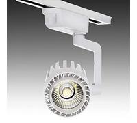 Foco Carril Trífasico 30W 1,872Lm 2700ºK "Faith" Single Phase 40,000H [IDI-FC-D-30-WW] | Greenice