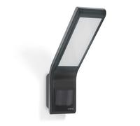 Steinel Foco LED XLED Slim S Antracita, 7,2 W, 648 lm, Aplique LED, Detector de Movimiento 160°, Alcance 8 m, 24,1 x 6,6 x 21 cm