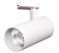Foco de carril LED, bifásico concha blanca 30W 3000 lm 4000K luz neutra