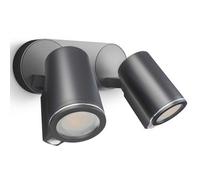 Foco De Exterior Con Sensor Spot Duo Sensor Negro Steinel