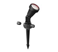 Foco de jardín con piqueta de suelo PIRK para exteriores negro incl. LED GU10
