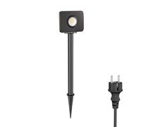 Foco de jardín LED Wega con pincho de suelo y base de 40 cm para exteriores