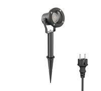 Foco de jardín MIBU con pincho de suelo y base de 15 cm para exterior IP55