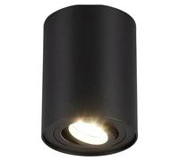 Foco de pared Cookie (35 W, Ø x Al: 9 x 12 cm, Negro, GU10)