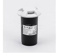 Foco De Paso Led Redondo Blanco Empotrado En El Suelo 1W V-TAC VT-1171-W