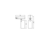 Foco de pista TR SP XR HE V 30W 940 24DEG WT 4099854616488