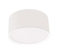 Foco de techo moderno, blanco, redondo, Ø9cm, LED de 6W, color variable, marca KENDAL Light Prestige