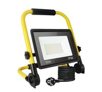 Foco De Trabajo Led De 30w, Luz Para El Lugar Trabajo 3240 Lm, Foco Proyector Led Portátil Luz Blanca Diurna de 6000k, Resistente Al Agua Ip66, Foco con Cable de 3,5 M Y Enchufe Ue Para Taller, Garaje