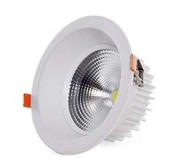 Foco Downlight Circular LED 24W 3360Lm 6000ºK Anti-Deslumbrante UGR19 40.000H [HO-DL-AD-COB-24W-CW] | Greenice