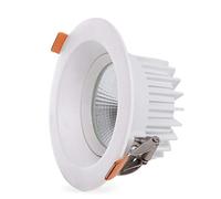 Foco Downlight Circular LED 9W 1260Lm 6000ºK Anti-Deslumbrante UGR19 40.000H [HO-DL-AD-COB-9W-CW] | Greenice