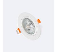 Foco Downlight LED 15W COB Superslim Direccionable Circular Blanco Corte Ø100