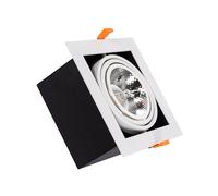 LEDKIA Foco Downlight LED 15W Kardan AR111 Corte 165x165 mm 4000K Blanco Ne
