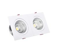 Foco Downlight LED 30W Rectangular Madison Corte 260x120 mm