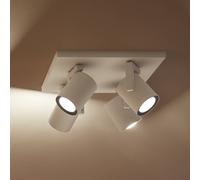 Foco downlight LED para techo Philips Hue Argenta, blanco, 4 luces RGB CCT