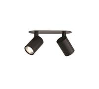 Foco Empotrable Ascoli Twin Negro Mate