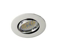 Foco empotrable basic redondo cromo. wonderlamp marca wonderlamp
