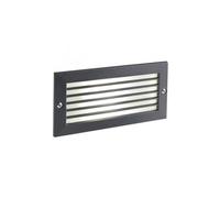 Foco empotrable de exterior LED de 10 W de pared con rejilla Sovil Escape Negro
