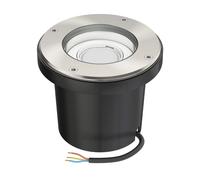 Foco empotrable de suelo BOFU para exterior orientable acero inoxidable redondo