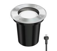 Foco empotrable de suelo BOJA para exterior acero inoxidable redondo IP67 108mm