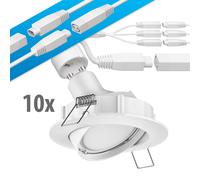 Foco empotrable de techo LED DEX orientable GU49,14W c/u 450lm blanco cálido