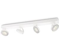 Foco empotrable de techo/pared LED WarmGlow de Philips - 4 unidades - Lámpara de superficie - Fuente de luz no reemplazable - 4 bombillas - LED - 18 W - 2700 K