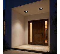 Foco empotrable IP66 Dako, regulable, diámetro 200 mm, LED, 20 lúmenes, luz cálida (3000K), encendido/apagado, color , 1821 lúmenes