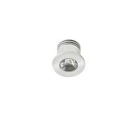 Foco empotrable LED 1W IP20 4000K redondo luz natural aluminio Stone 10292/N