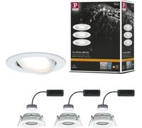 Foco empotrable LED Paulmann Nova Plus, kit básico, con mecanismo de inclinación