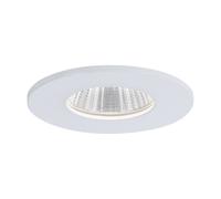 Paulmann 93670 Luminaria empotrable LED Calla, redonda, incl. 1x7 W, foco, IP65, blanco mate, Spot, plástico, aluminio, lámpara empotrable 4000 K