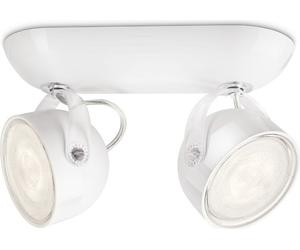 Foco empotrable Philips myLiving, luces direccionales, bombillas no reemplazables, 2 bombillas, LED, 2700 K, blanco