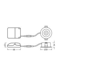Foco empotrable SP AIR ADJ P 4W 940 DIM IP23 WT 4099854000065
