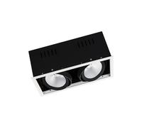Foco empotrable SPOT MULTI 2 x 30W 4000K FL WT/BK 4058075113985