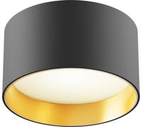 Foco empotrado negro con interior dorado, redondo, Ø12cm, LED, 12W, marca Vega Maytoni