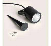 LEDKIA LIGHTING Foco Exterior LED 3W con Pincho Fern EasyFit 12V Negro