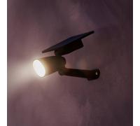 Foco exterior LED solar Philips Ashlyn, negro, IP44