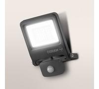 Foco exterior OSRAM ENDURA FLOOD, gris, sensor 30 W 840 IP44
