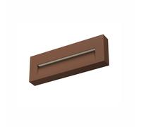 Foco LED Beneito Faure Tween para pared, luz de paso - 5 W, interruptor CCT, iluminación interior y exterior, pasillos o zonas de paso - Corten - Beneito & Faure