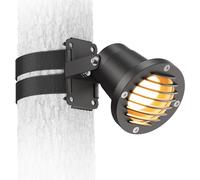 Foco LED de jardín DUK Grid con fijación de correa para enchufe de exterior