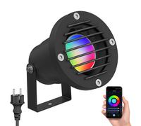 Foco LED de jardín DUK Rejilla para exterior negro IP65 incl. Smart Home RGBW
