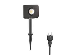 Foco LED de jardín Wega con pincho de suelo y base de 15 cm para exteriores
