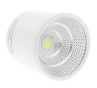 Foco LED de superficie Lámpara COB 12W 220VAC 3000K blanca 100mm - BeMatik